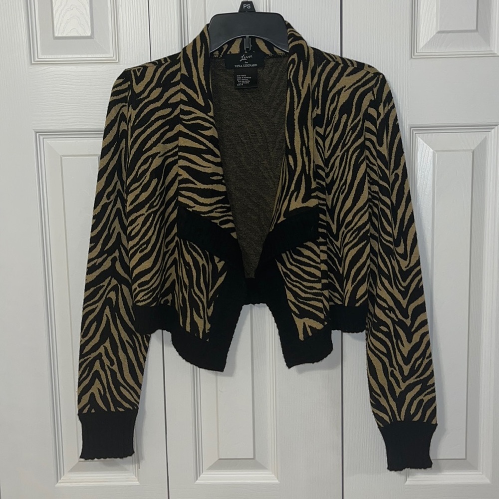 Zebra Print Trendy Sweater